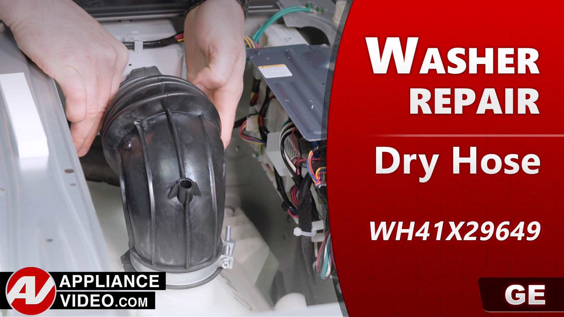GE GFW655SPVDS Washer – Leaking water in rear – Dry Hose