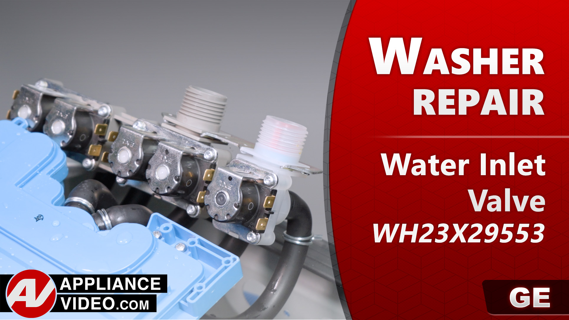 GE GFW655SPVDS Washer – Not filling with water – Water Inlet Valve