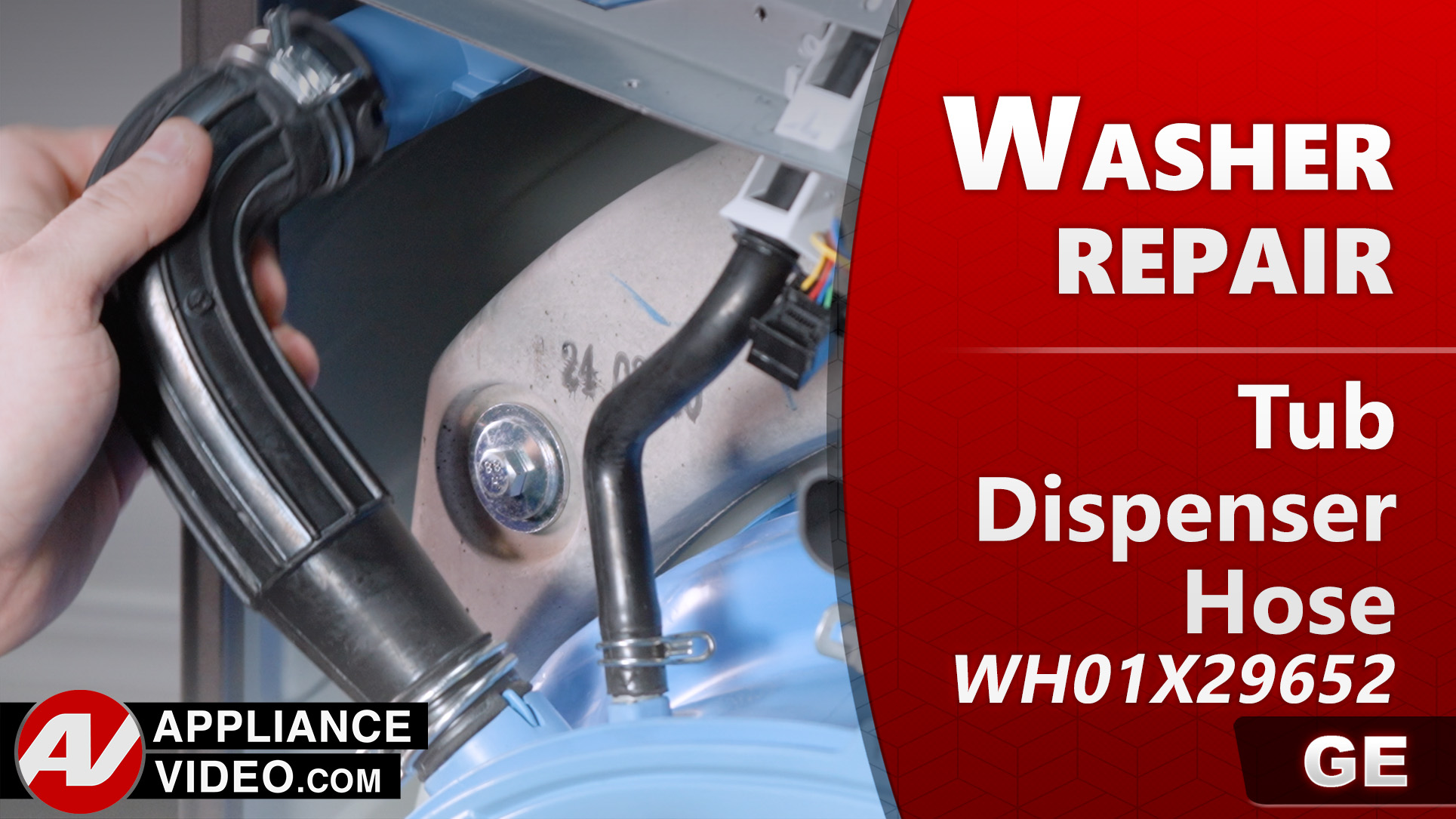 GE GFW655SPVDS Washer – Water leaking – Tub Disprenser Hose